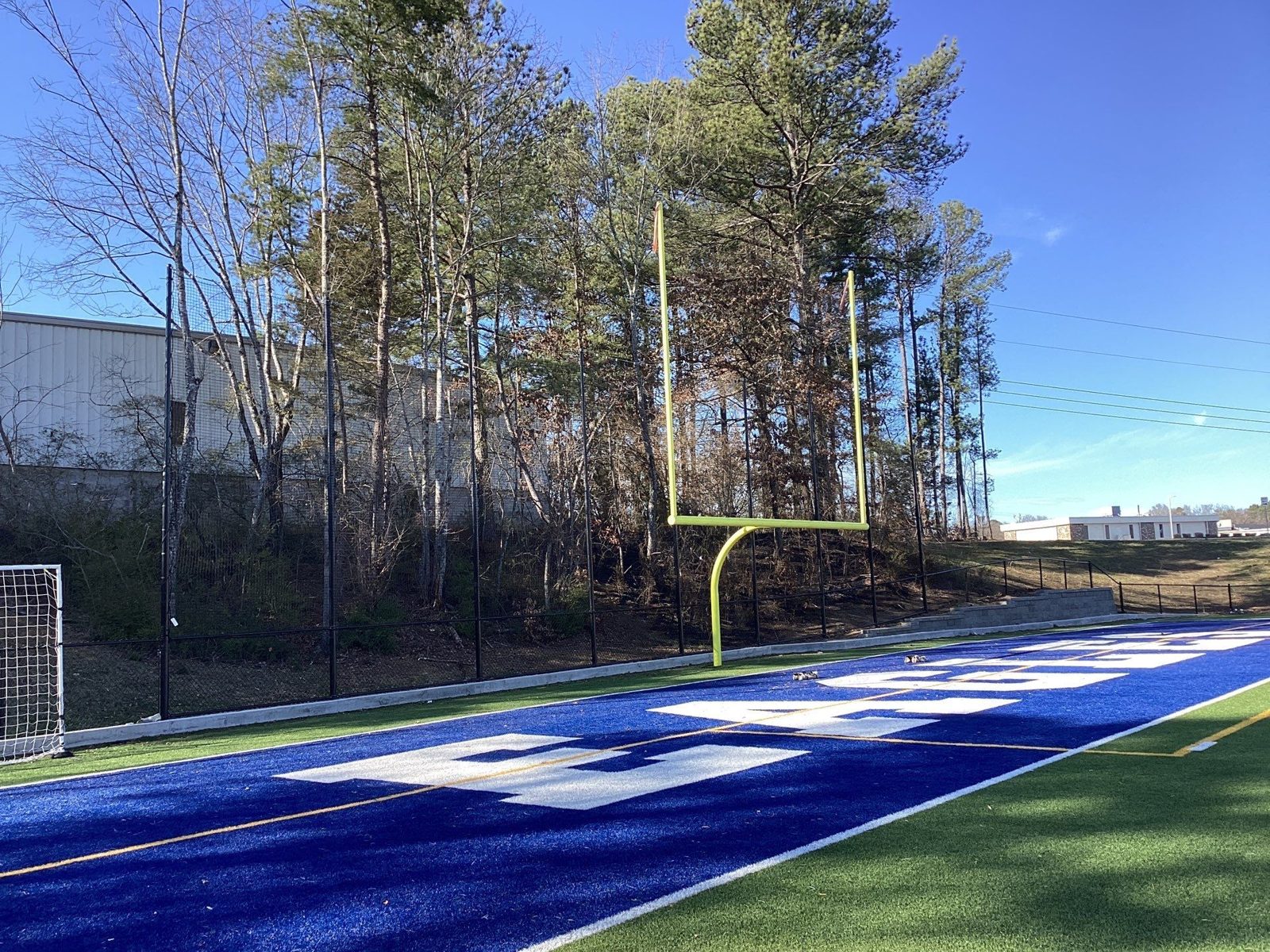 Fencing around an athletic field